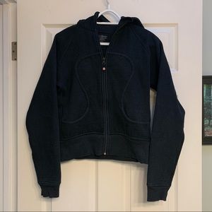 Old School Lululemon Black Hoodie